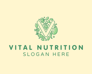 Healthy Vegetable Farm logo design