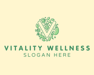 Healthy Vegetable Farm logo design