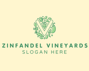 Healthy Vegetable Farm logo design