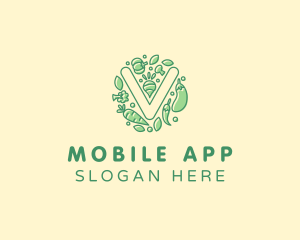 Healthy Vegetable Farm logo design