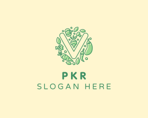 Healthy Vegetable Farm logo design