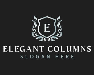 Elegant Florist Shield logo design