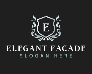 Elegant Florist Shield logo design