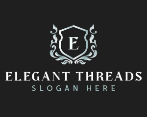 Elegant Florist Shield logo design