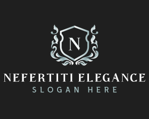 Elegant Florist Shield logo design