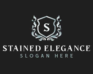 Elegant Florist Shield logo design