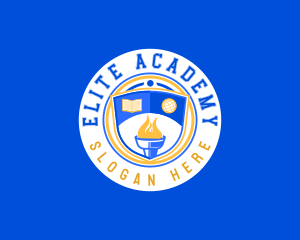 School - Academy Learning School logo design