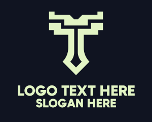 Letter T - Engineering Letter T logo design