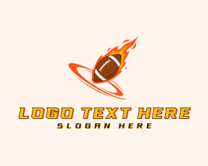Player - Fire Football Team logo design