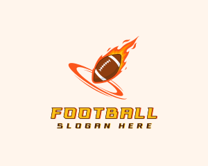 Fire Football Team logo design