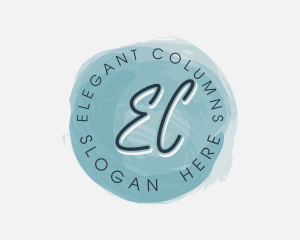 Elegant Feminine Paint logo design