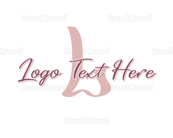 Feminine Beauty Script Logo