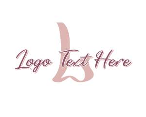 Simple - Feminine Beauty Script logo design