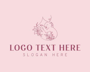 Pediatric - Maternity Baby Childcare logo design