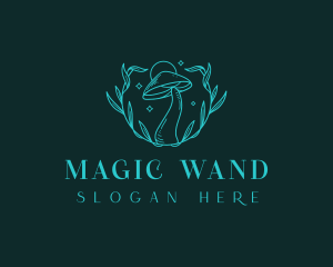 Magical Botanical Mushroom  logo design