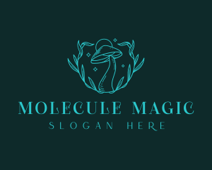 Magical Botanical Mushroom  logo design