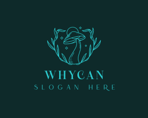 Fungus - Magical Botanical Mushroom logo design