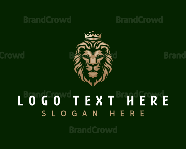 Elegant Lion Royalty Logo