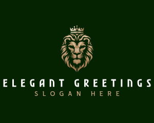 Elegant Lion Royalty logo design