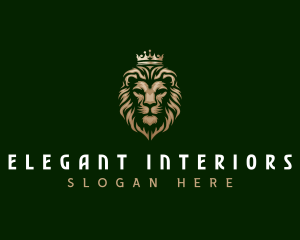 Elegant Lion Royalty logo design