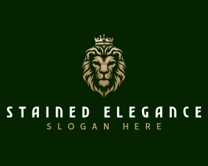 Elegant Lion Royalty logo design