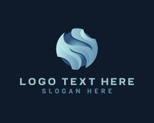 Organization - 3d Modern Globe logo design