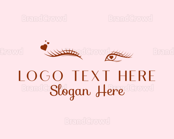 Heart Wink Beauty Salon Logo