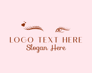 Eyes - Heart Wink Beauty Salon logo design