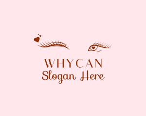 Heart Wink Beauty Salon Logo