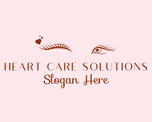 Heart Wink Beauty Salon logo design