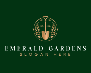 Shovel Garden Landscaping logo design