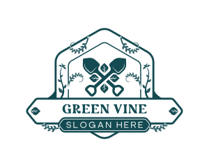 Vine - Vine Garden Shovel logo design