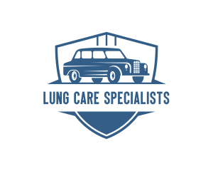 Car Care Sedan Shield logo design