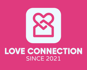 Home Love Care App logo design