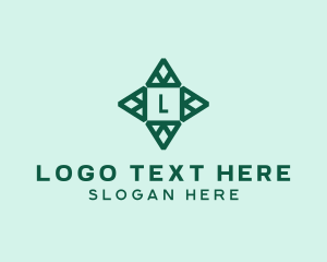 Software - Geometric Architectural Triangle logo design