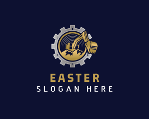 Excavation - Miner Excavator Digger logo design