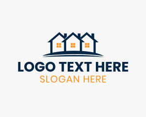 Simple - Simple Village Houses logo design