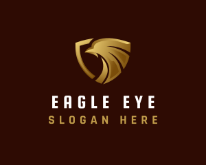 Luxury Eagle Shield logo design