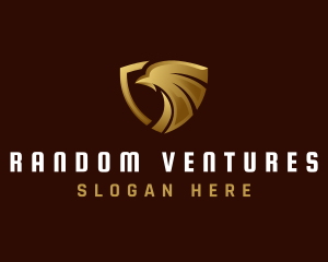 Luxury Eagle Shield logo design