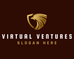 Luxury Eagle Shield logo design