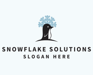 Winter - Winter Snow Penguin logo design