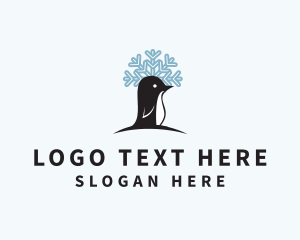 Winter - Winter Snow Penguin logo design