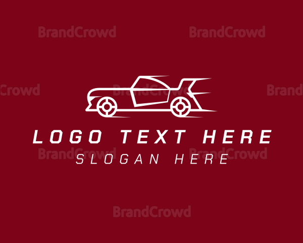 Sports Car Vehicle Race Logo