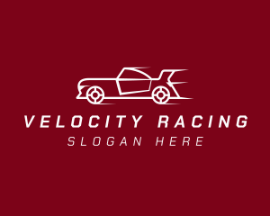 Sports Car Vehicle Race logo design