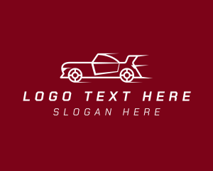 Fast - Sports Car Vehicle Race logo design