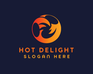 Fire Circle Spicy Restaurant logo design