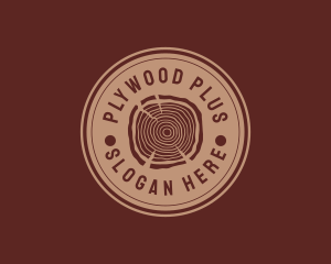 Plywood - Wood Lumber Log logo design