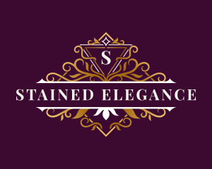 Elegant Ornament Floral logo design