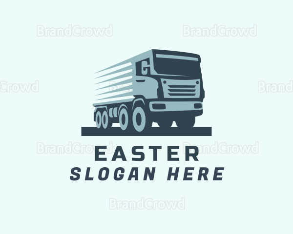 Freight Trucking  Transportation Logo