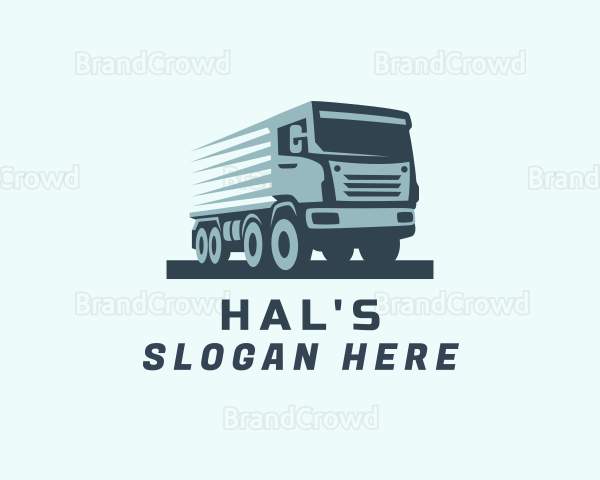 Freight Trucking  Transportation Logo